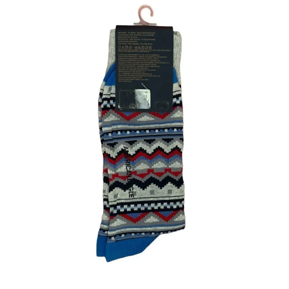 NEW ON WITH TAGS AEROPOSTALE Fair Isle Crew Socks fun pattern Socks Gifts Decors